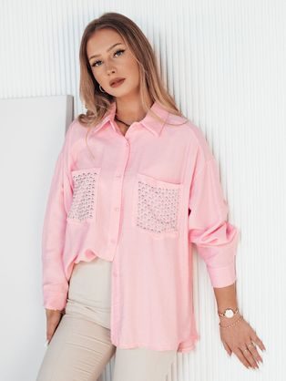 Nádherná dámska ružová košeľa Celtis