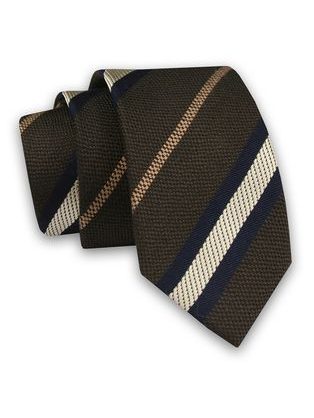 Tmavomodrá pánska kravata s paisley vzorom