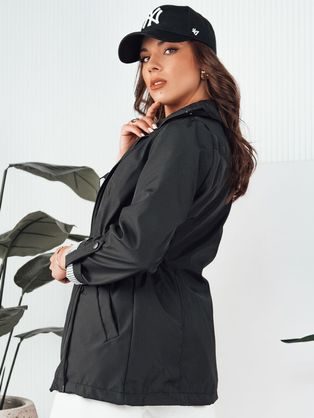 Trendy dámska čierna bunda Alondrass