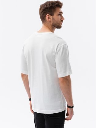 Biele pánske tričko s popisom S1941