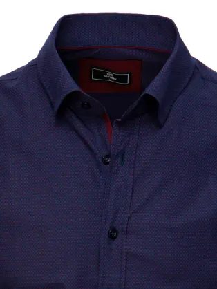 Trendy granátové batikované tričko S1892