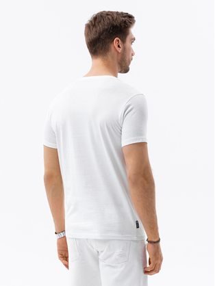 Biele štýlové tričko s krátkym rukávom
