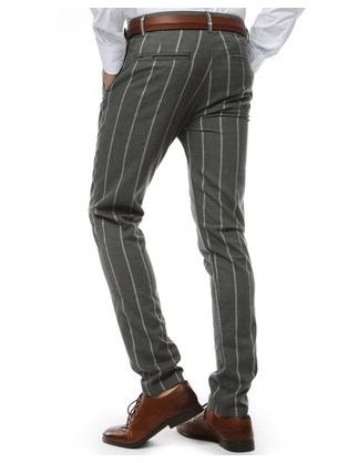 Trendy granátové chinos nohavice s elastickým pásom V3 PACP-0157