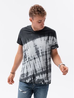 Grafitové pánske tričko S1617 v trendy dizajne