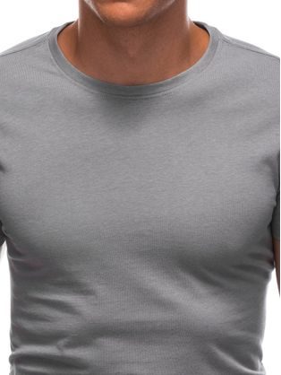 Bordové bavlnené tričko s krátkym rukávom S1683