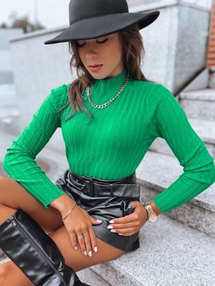 Senzačná maxi sukňa v zelenej farbe Pastella