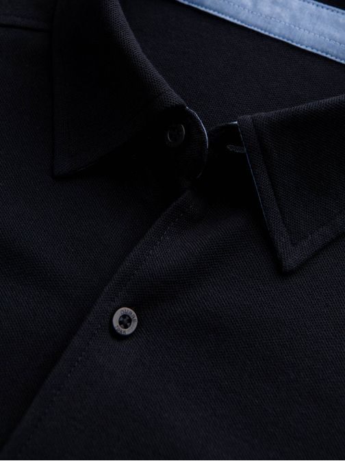 Čierna košeľa s dlhým rukávom K540