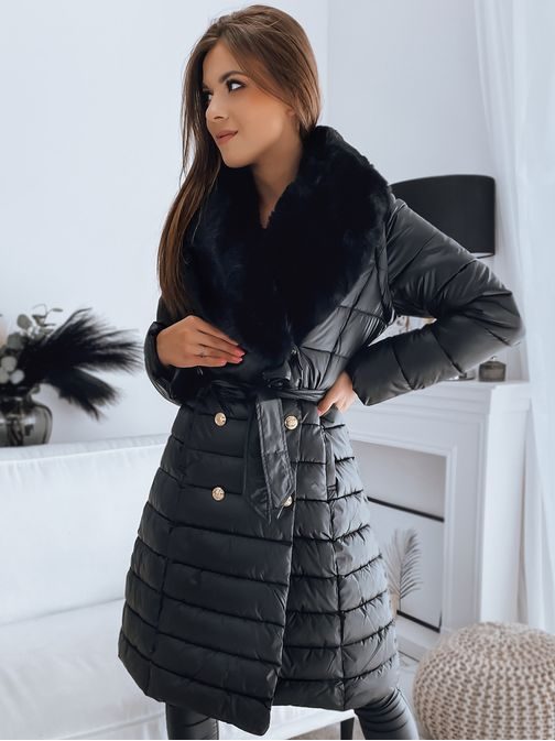 Dámska čierna vesta/kabát 3v1 Madame