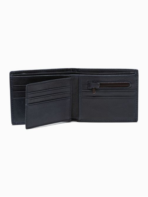 Klasická granátová kožená peňaženka A792