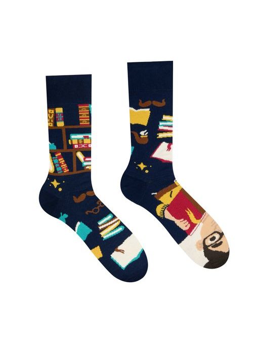 Ponožky s veselým motívom Knihožrút