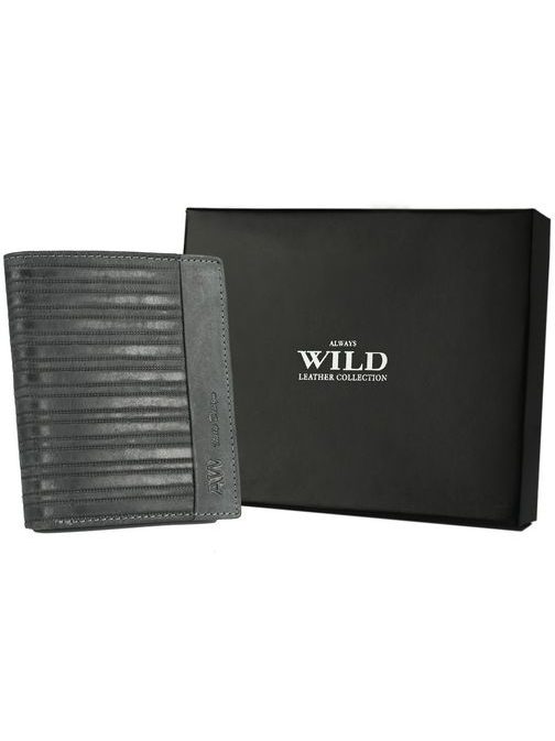Čierna kožená peňaženka v trendy dizajne
