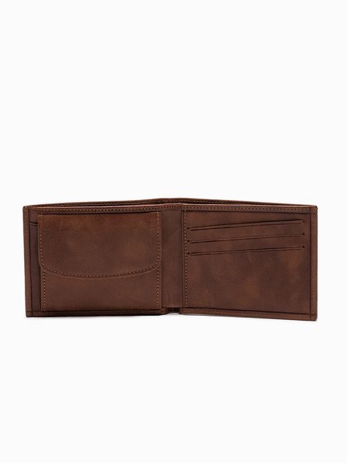 Elegantná hnedá peňaženka A607