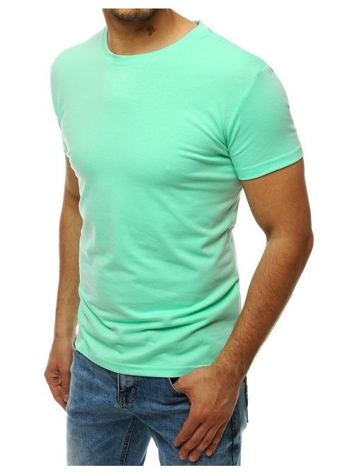 Jednoduché tričko v mätovej farbe