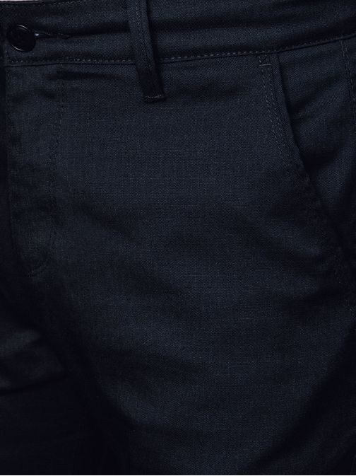 Štýlové granátové chinos nohavice