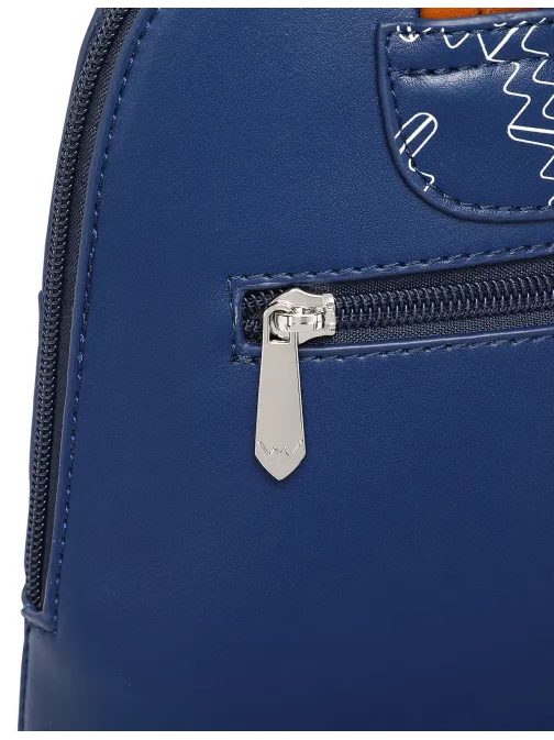 Vzorovaný modrý batoh Filipa MN
