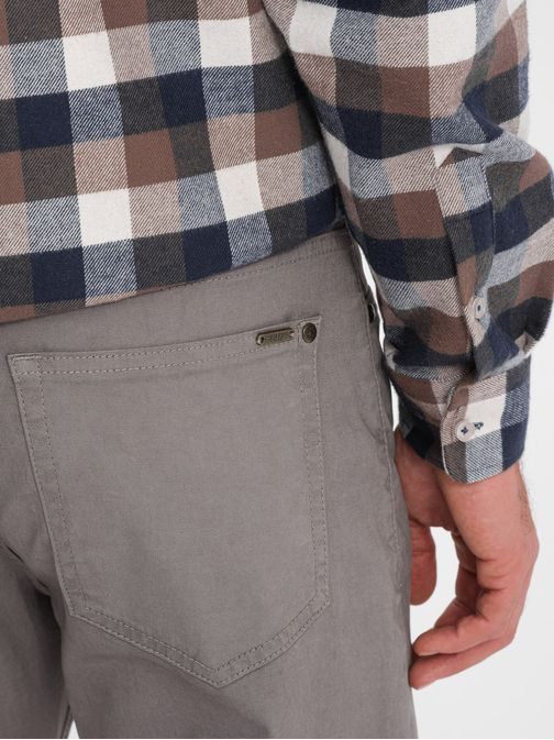 Jedinečné béžové pánske nohavice V5 PACP-0151