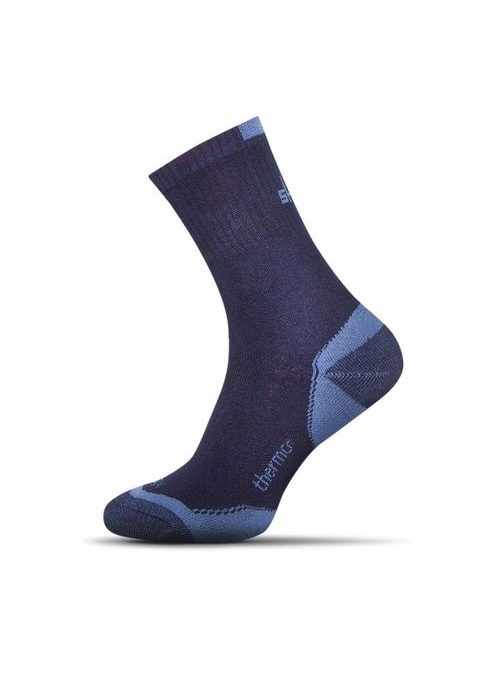 Termo bavlnené ponožky tmavo-modré