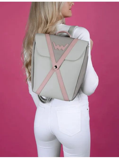 Šedý batoh Egon v originálnom dizajne