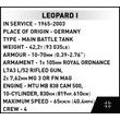 COBI 3105 Armed Forces Leopard I, 1:72, 147 k