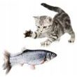 Plyšová hračka pro kočky 21 cm - Ryba