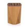 BANQUET Stojan dřevěný pro 5 nožů BRILLANTE Bamboo 22 x 13,5 x 7 cm