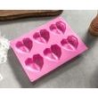 Forma na muffiny ve tvaru srdíček - 3D HEARTS
