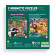 Mudpuppy Magnetické puzzle Safari a džungle 2x20 dílků