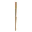 Vějíř, duhový, cca 21 cm, vyrobený z bambusu,