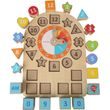 Lucy & Leo 232 Hodiny a tvary - dřevěná naučná hrací deska