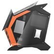 Počítačová skříň Darkflash K1 (černo-oranžová)
