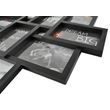 Sada černých rámečků na fotografie 54x49 cm - 10 kusů (Iso)