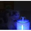 Automatická vodní fontána pro domácí mazlíčky s LED podsvícením - bílá 2,4L