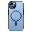 Baseus Glitter Transparentní magnetický kryt a sada tvrzeného skla pro iPhone 14 Plus (modrý)