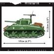 COBI 3044 COH Sherman M4A1, 1:35, 615 k, 1 f