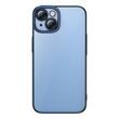 Sada průhledného pouzdra Baseus Glitter a tvrzeného skla pro iPhone 14 Plus (modrá)