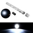 Teleskopická baterka - stříbrná