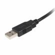 Kabel USB A na USB B Startech USB2HAB2M Černý