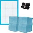 Absorpční hygienické podložky pro domácí mazlíčky 60 x 60 cm - 50 ks plus 2 role sáčků