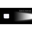 Ruční dobíjecí kovová svítilna LED SWAT ZOOM + příslušenství
