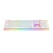 Herní klávesnice Havit KB876L RGB (bílá)