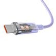 Rychlé nabíjení USB-C Baseus Flash, QC 3.0, Huawei SCP, Samsung AFC, 5A, 1m (zelená)