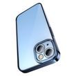 Sada průhledného pouzdra Baseus Glitter a tvrzeného skla pro iPhone 14 Plus (modrá)