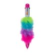 Šestibarevné kuličkové pero, plyšová duha