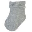 Kojenecké ponožky, Baby Nellys, šedé, vel. 3-6 m