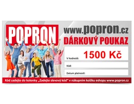 Dárkový poukaz ve výši 1500 Kč - Popron.cz