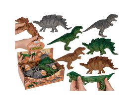 Pružný dinosaurus, naplněný pískem, přibližně 18 cm, 2 druhy &amp; 3 barevné varianty.
