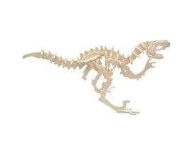 Woodcraft Dřevěné 3D puzzle Velociraptor