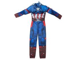 Dětský kostým Svalnatý Kapitán Amerika 110-122 M