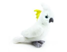 Plyšový papoušek kakadu 17 cm ECO-FRIENDLY
