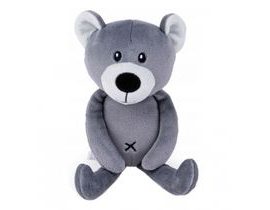 Dětská plyšová hračka/mazlíček Medvídek, 19cm, šedý